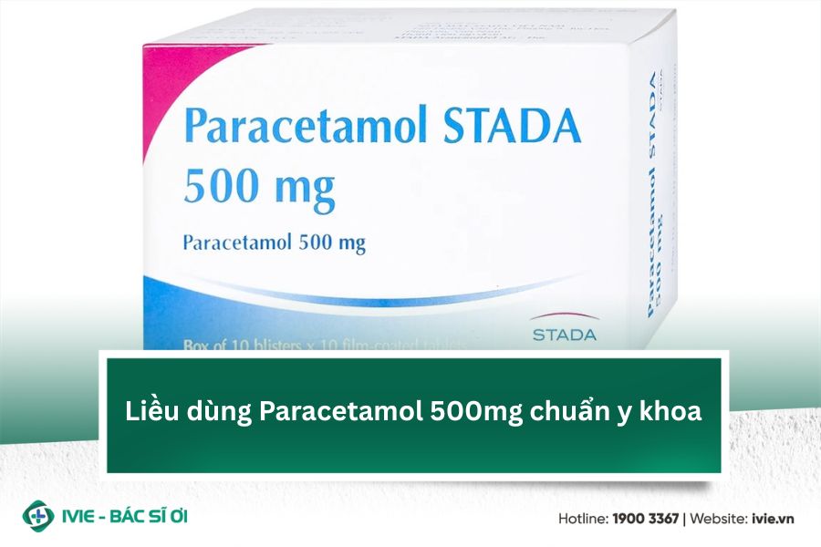 Liều dùng Paracetamol 500mg chuẩn y khoa