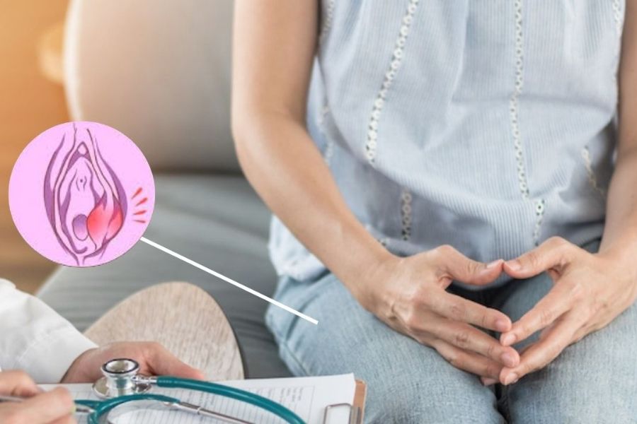 Cần đi khám sớm khi áp xe tuyến Bartholin sưng đau dữ dội, kèm sốt hoặc tái phát nhiều lần
