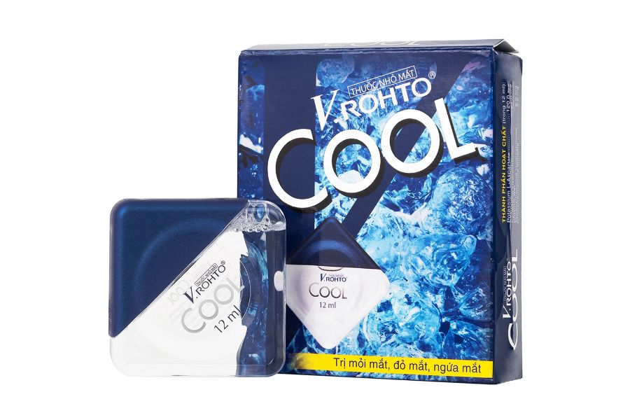V.Rohto Cool: Tăng cường trao đổi oxy cho nhãn cầu, giúp đôi mắt làm việc tập trung nhanh chóng lấy lại sự tinh anh, giảm mờ và khô rát tức thì