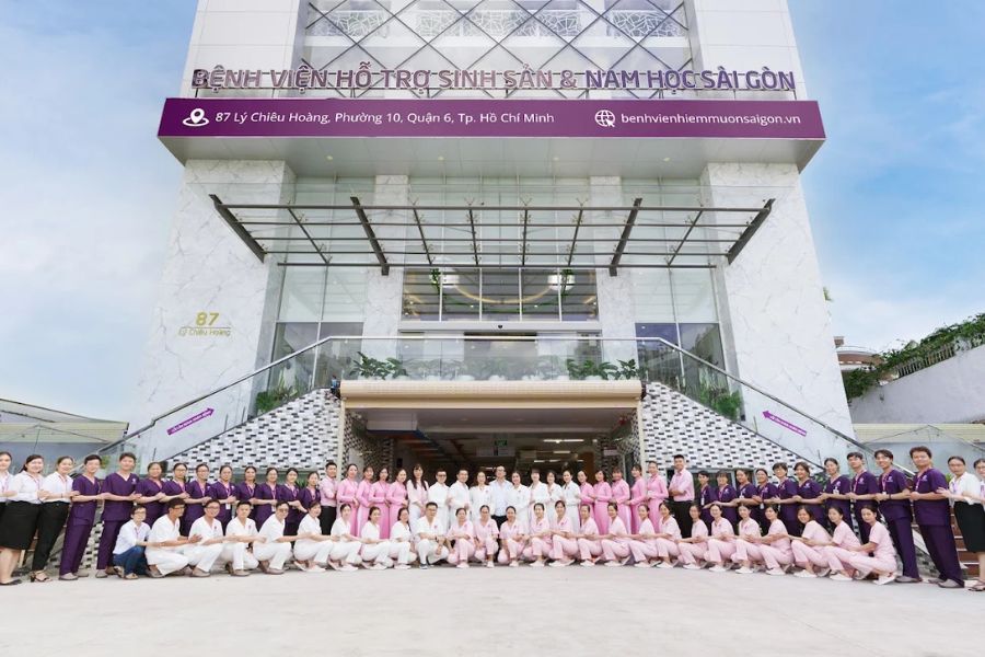 Bệnh viện Hỗ Trợ Sinh Sản & Nam Học Sài Gòn - Đơn vị chuyên sâu sở hữu hệ thống phòng Lab đạt chuẩn ISO 6, giúp tối ưu tỷ lệ thành công trong điều trị vô sinh hiếm muộn