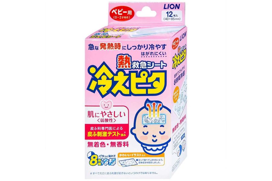 Lion Hiepita hạ nhiệt nhanh trong 8 giờ, tích hợp lớp vị đắng tự nhiên lành tính giúp ngăn bé tò mò bóc ra ngậm vào miệng