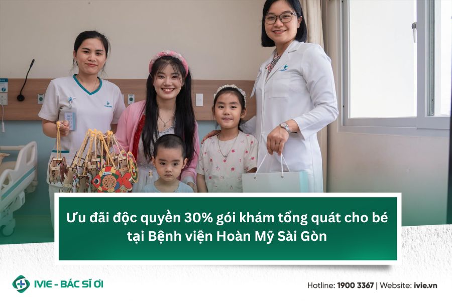 Ưu đãi độc quyền 30% gói khám tổng quát cho bé tại Bệnh...