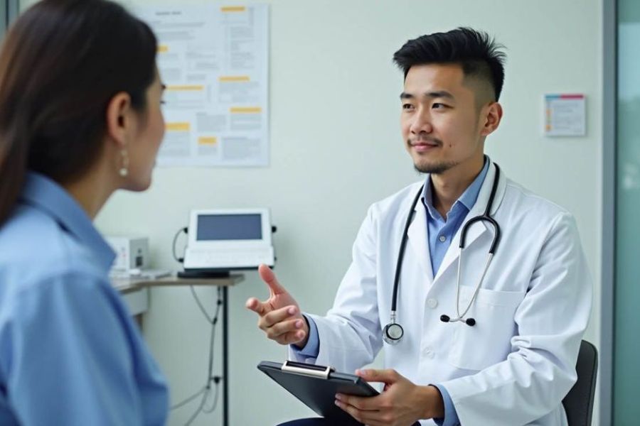 Đau bụng kéo dài, phân có máu hoặc sút cân bất thường cần được thăm khám để chỉ định xét nghiệm, nội soi phù hợp