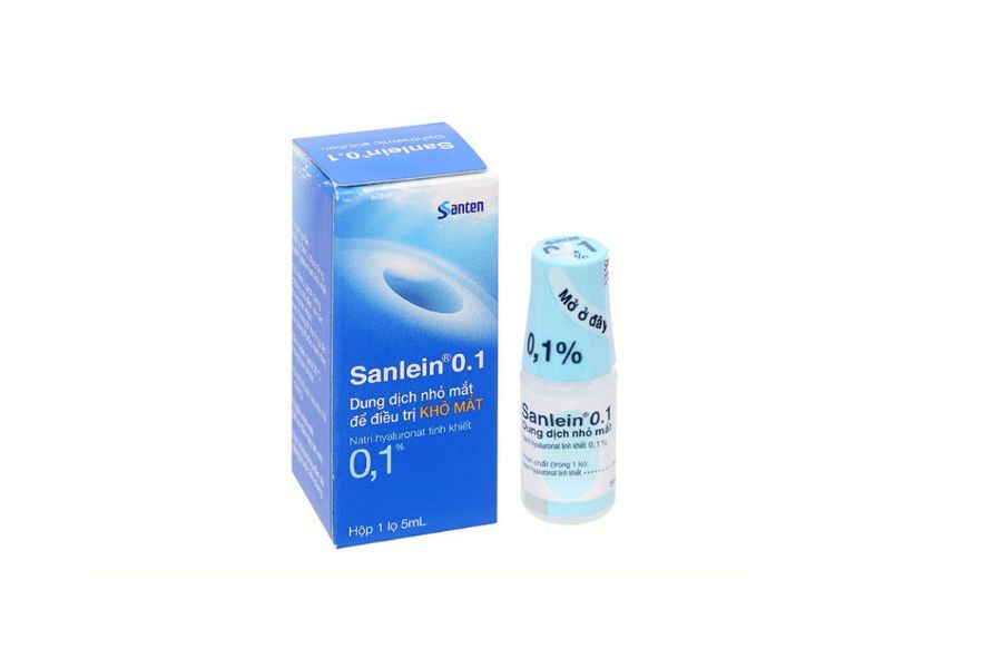 Sanlein 0.1% hỗ trợ tạo màng giữ ẩm sinh học và thúc đẩy phục hồi tổn thương bề mặt giác mạc