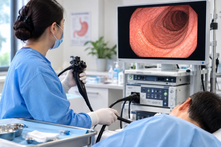 Khó tiêu dù nội soi bình thường có thể liên quan đến rối loạn co bóp và tăng nhạy cảm của dạ dày