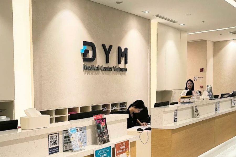 Phòng khám Đa khoa Quốc tế DYM sở hữu không gian đạt chuẩn quốc tế, tạo cảm giác thân thiện cho bệnh nhi