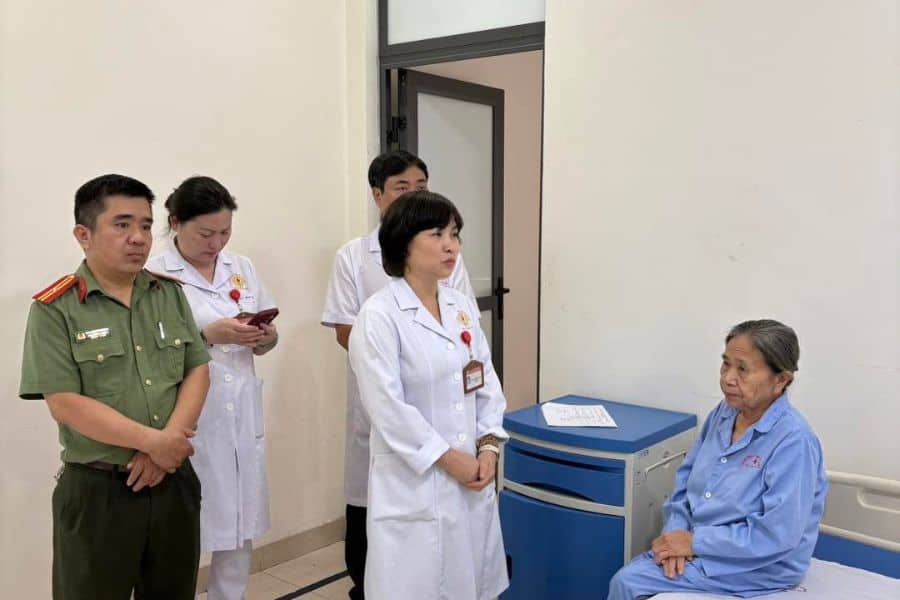 Bệnh viện Y học cổ truyền Bộ Công An tại số 278 Lương Thế Vinh, Nam Từ Liêm, Hà Nội