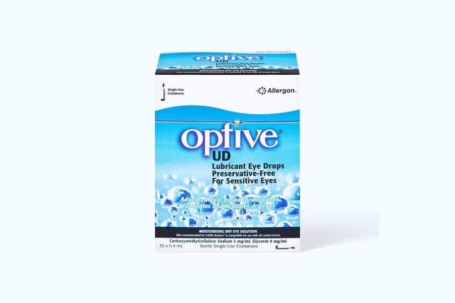 Optive UD (Ireland) - Công thức màng kép đột phá giúp bôi trơn và bảo vệ sâu tế bào giác mạc, thiết kế dạng ống tiện lợi mang theo mỗi ngày