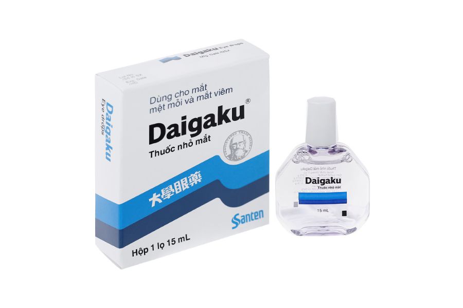 Daigaku: Sự kết hợp giữa Kẽm sulfat và chất chống dị ứng giúp làm dịu niêm mạc, giảm nhanh hiện tượng xung huyết, đỏ mắt và ngứa do khói bụi