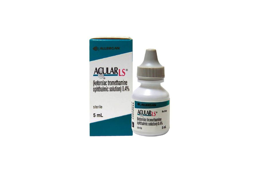Acular (Ketorolac 0.5%): Thuốc nhóm NSAIDs giúp giảm cảm giác đau rát, cộm vướng do viêm kết mạc dị ứng mà không gây tăng nhãn áp