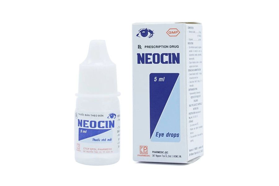 Neomycin hỗ trợ điều trị các trường hợp viêm nhiễm nông ngoài mắt như viêm bờ mi, viêm kết mạc do vi khuẩn nhạy cảm
