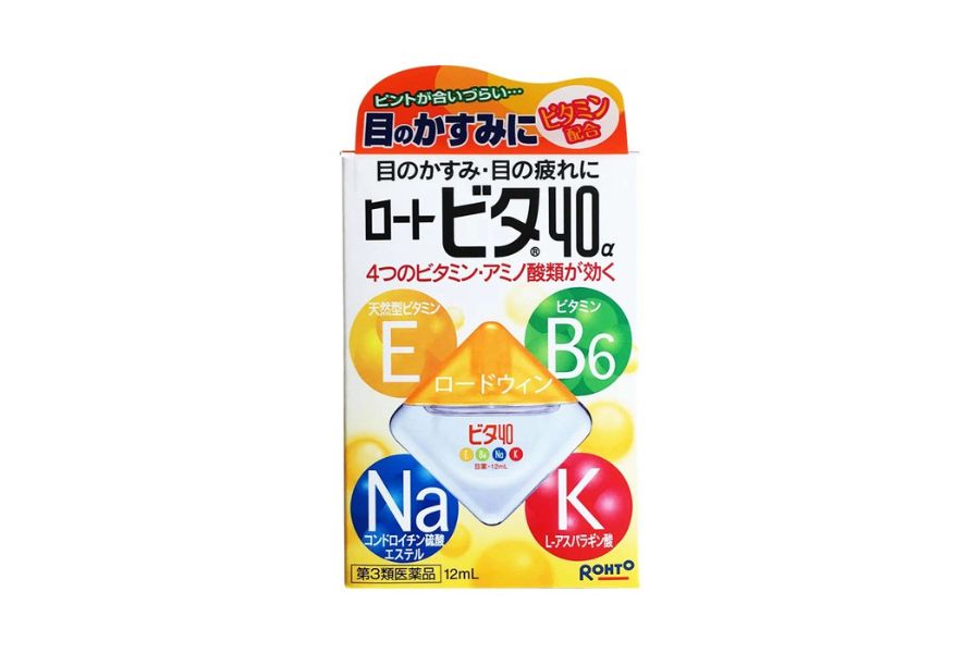 Rohto Vita 40 bổ sung vitamin thiết yếu, hỗ trợ tăng cường lưu thông máu và nuôi dưỡng giác mạc khỏe mạnh