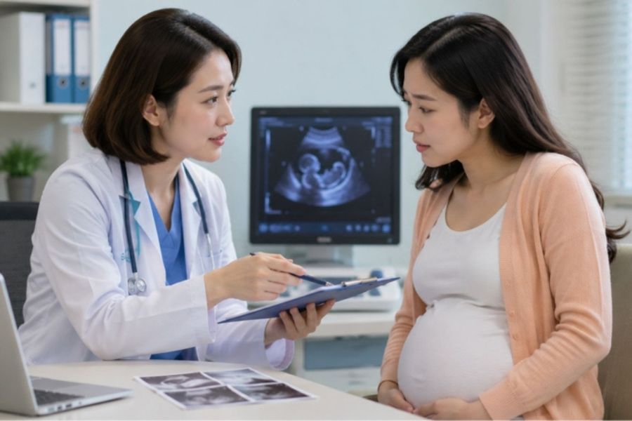 Mẹ bầu cần bình tĩnh, trao đổi với bác sĩ và không vội kết luận khi NIPT báo nguy cơ cao