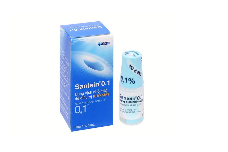 Sanlein (Nhật Bản) - Dòng sản phẩm nhỏ mắt chuyên sâu hỗ trợ phục hồi tổn thương giác mạc, giữ ẩm lên đến 6 giờ cho người khô mắt nặng hoặc sau phẫu thuật