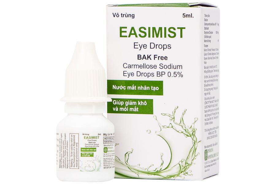 Easimist Eye Drops (Ấn Độ) - Mức giá bình dân giúp bù nước nhanh chóng, giải tỏa cảm giác mỏi mắt hàng ngày cho cả gia đình