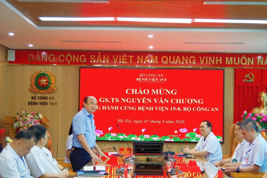 GS.TS.TTND Nguyễn Văn Chương - Cố vấn chuyên gia cao cấp Bệnh viện 19-8, Bộ Công An