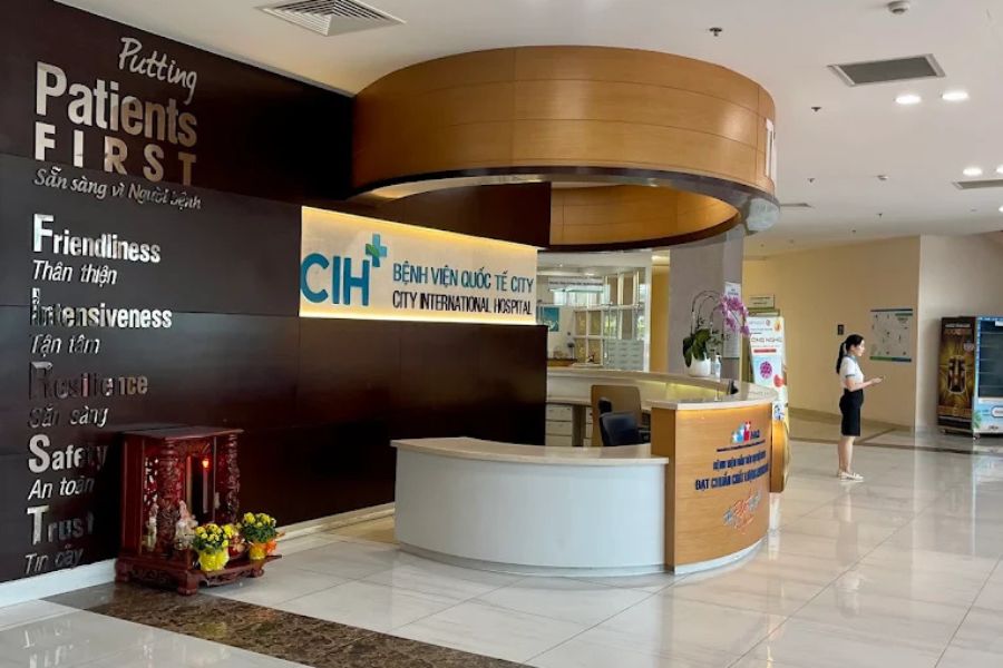 Bệnh viện Quốc tế City (CIH) - Không gian khám chữa bệnh chuẩn quốc tế sang trọng, riêng tư với dịch vụ nội soi an thần nhẹ nhàng
