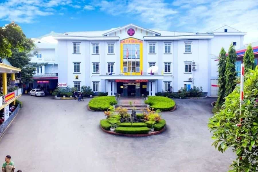 Tổng quan về Bệnh viện Đa khoa Hùng Vương (Ảnh: Google Maps)