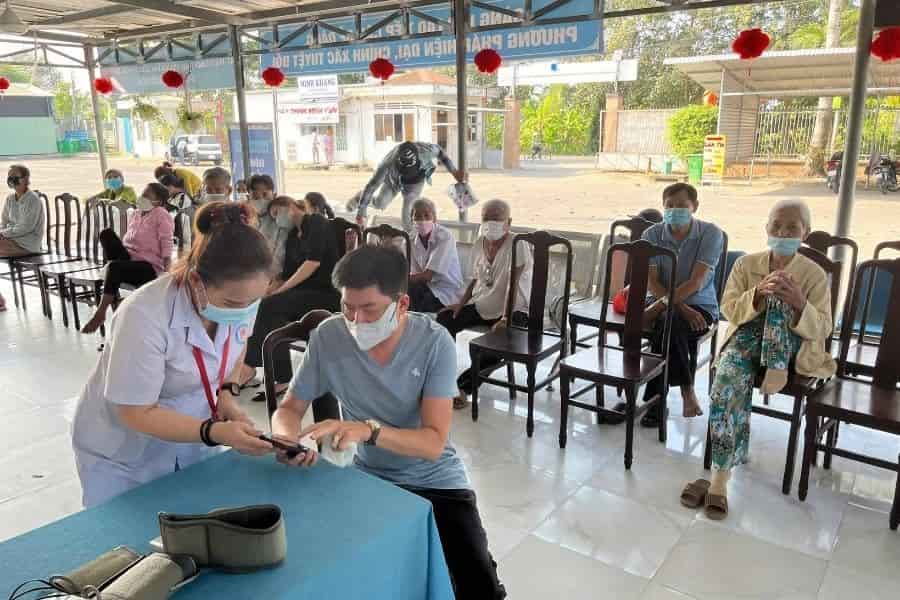 Bệnh viện Phổi Bến Tre có nhận khám bảo hiểm y tế (Ảnh: Bệnh viện Phổi Bến Tre)