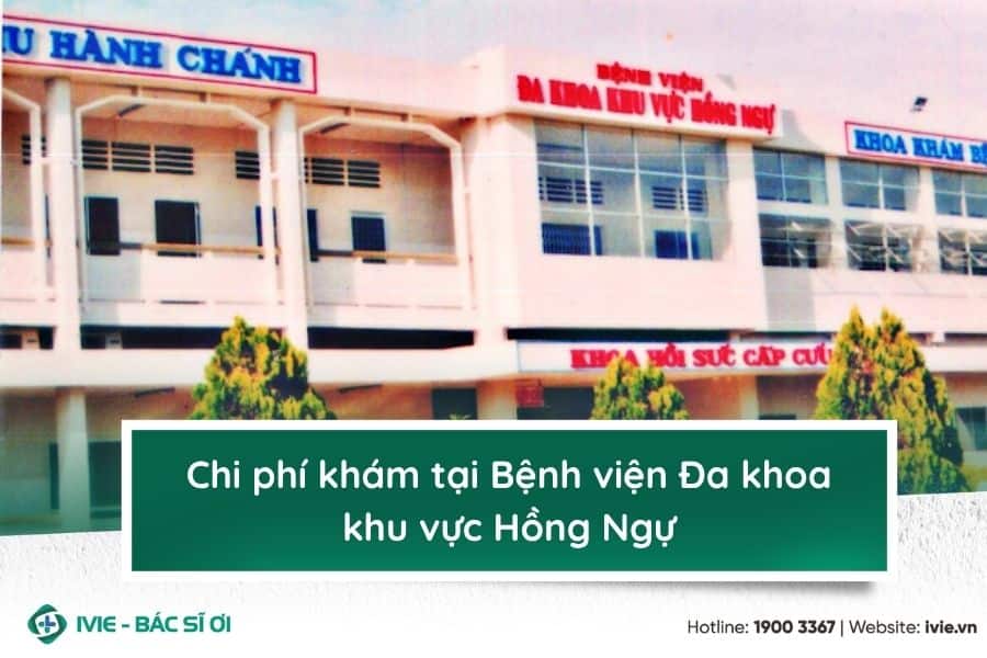 Chi phí khám tại Bệnh viện Đa khoa khu vực Hồng Ngự