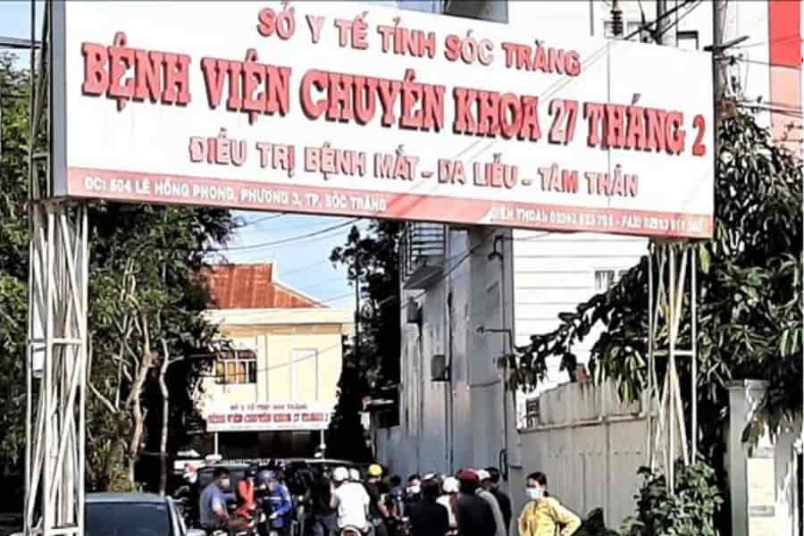 Bệnh viện Tâm thần - Da liễu - Mắt Sóc Trăng trước là Bệnh viện Chuyên khoa 27 tháng 2