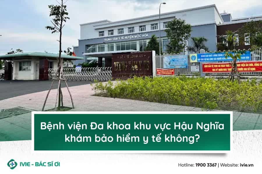 Trung tâm y tế Khu vực Mộc Hóa có khám bảo hiểm y tế không?