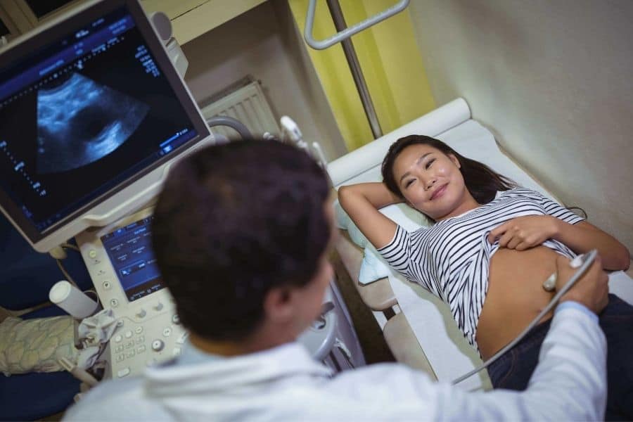 Phòng khám Phụ Sản 1 đầu tư trang thiết bị phục vụ siêu âm hình thái thai (Ảnh: Phụ sản 1)