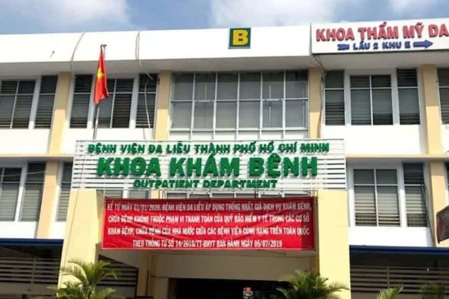 Bệnh viện Da Liễu TP Hồ Chí Minh chuyên khám và điều trị các bệnh lý da liễu (Ảnh: Sunrose)