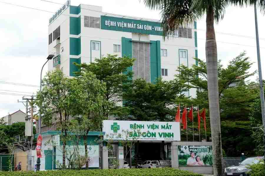 Bệnh viện Mắt Sài Gòn - Vinh (Ảnh: Báo Sức khoẻ & Đời sống)
