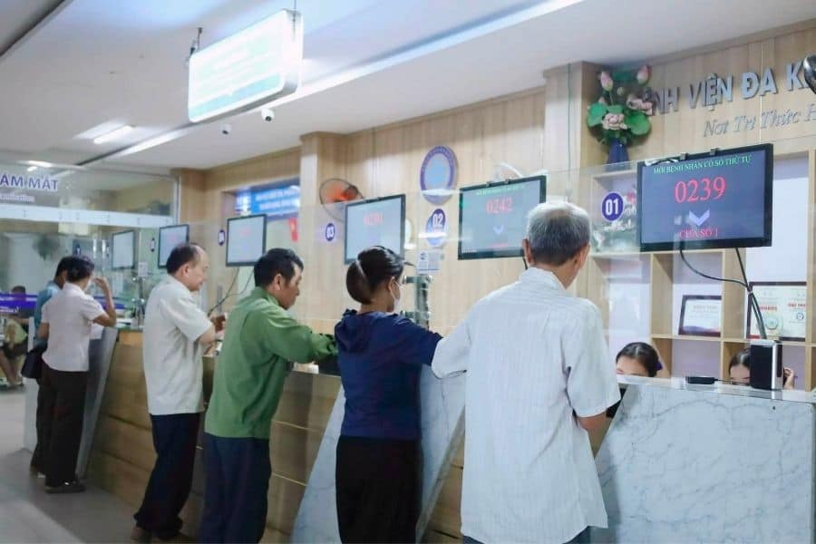 Bệnh viện Đa khoa Quang Thành có tiếp nhận khám chữa cho người tham gia BHYT (Ảnh: Bệnh viện Đa khoa Quang Thành)
