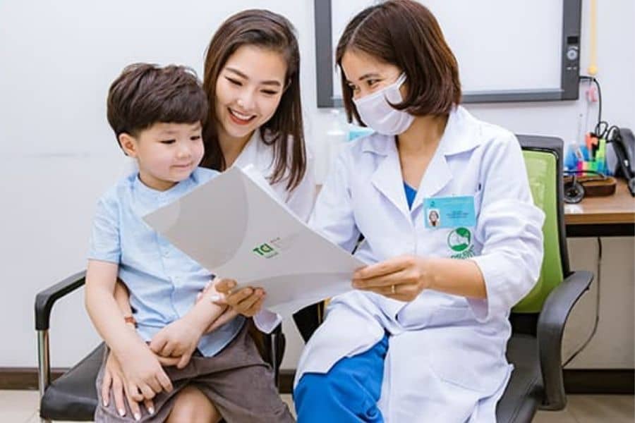Khoa Nhi Bệnh viện Đa khoa Quốc tế Thu Cúc tiếp nhận thăm khám các bệnh lý ở trẻ nhỏ (Ảnh: TCI)
