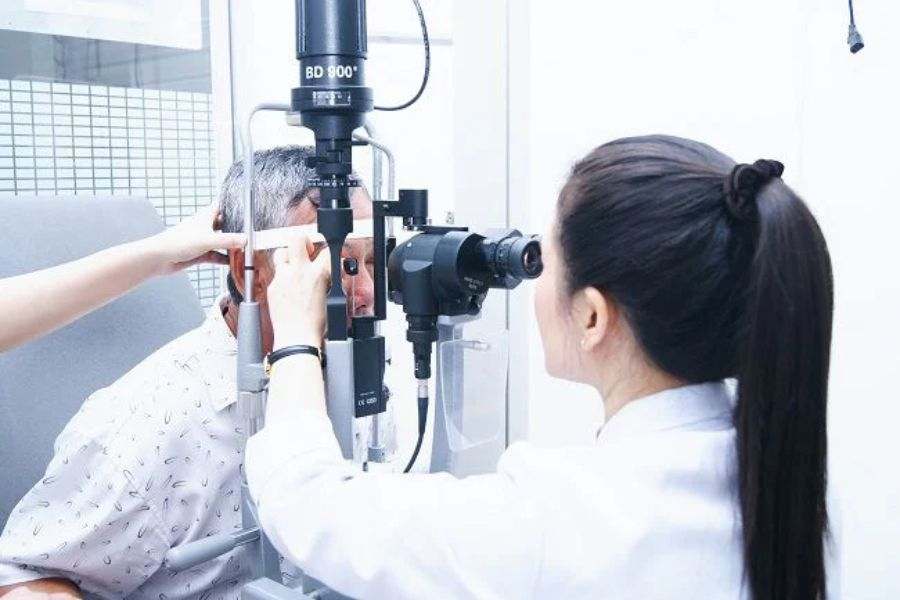 Bệnh viện Mắt Sài Gòn Nha Trang tiếp nhận người bệnh đến khám chữa bằng thẻ BHYT (Ảnh: Bệnh viện Mắt Sài Gòn)