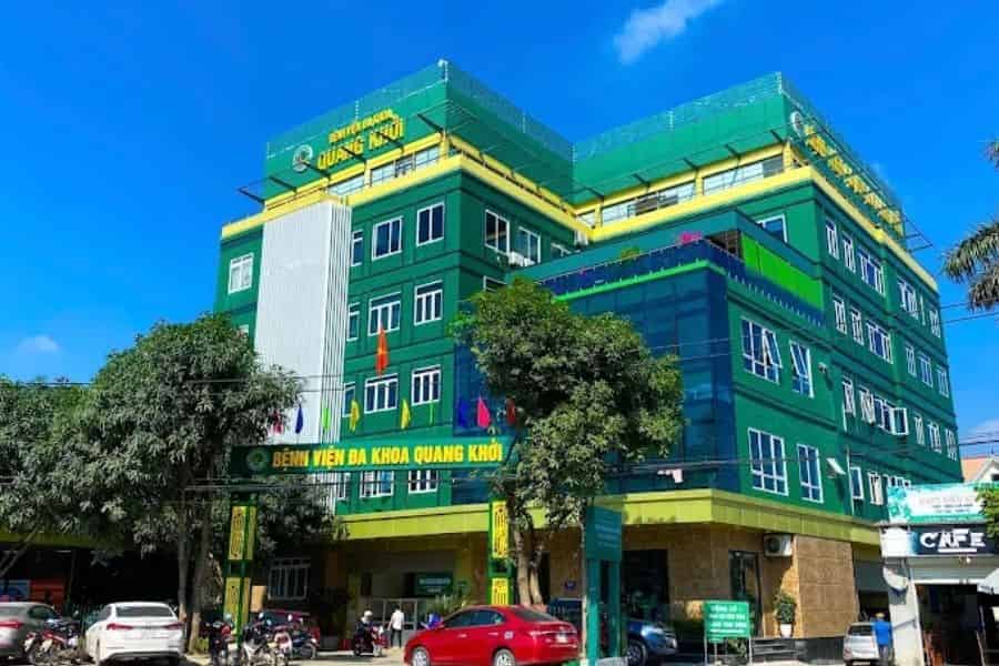 Tổng quan về Bệnh viện Đa khoa Quang Khởi (Ảnh: Google Maps)