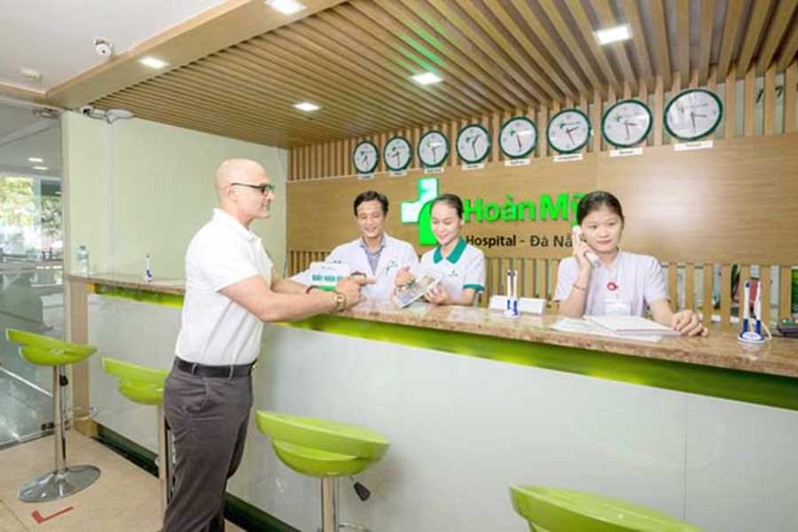 Bệnh viện Đa khoa Hoàn Mỹ Đà Nẵng có tiếp nhận khám chữa theo thẻ BHYT (Ảnh: Đông Y Diệu Pháp)