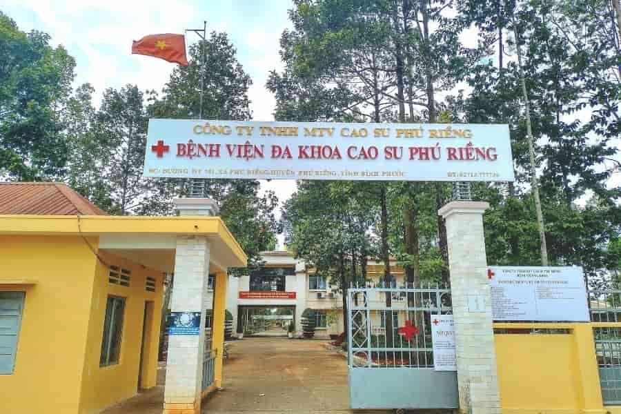 Bệnh viện Đa khoa Cao su Phú Riềng với quy mô 100 giường bệnh 