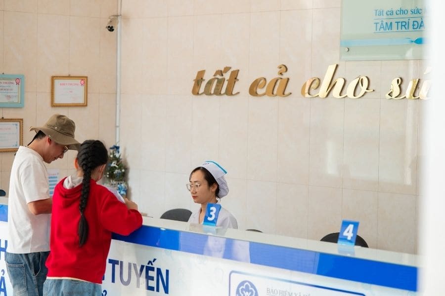 Bệnh viện ĐK Tâm Trí Đà Nẵng có tiếp nhận khám bảo hiểm y tế (Ảnh: TMMC)