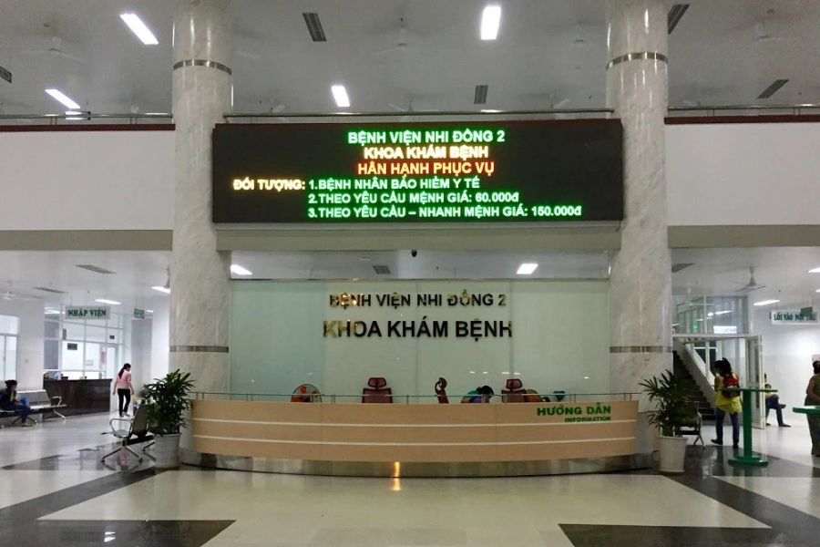 Bệnh viện Nhi Đồng 2 có tiếp nhận khám chữa bệnh theo thẻ BHYT 
