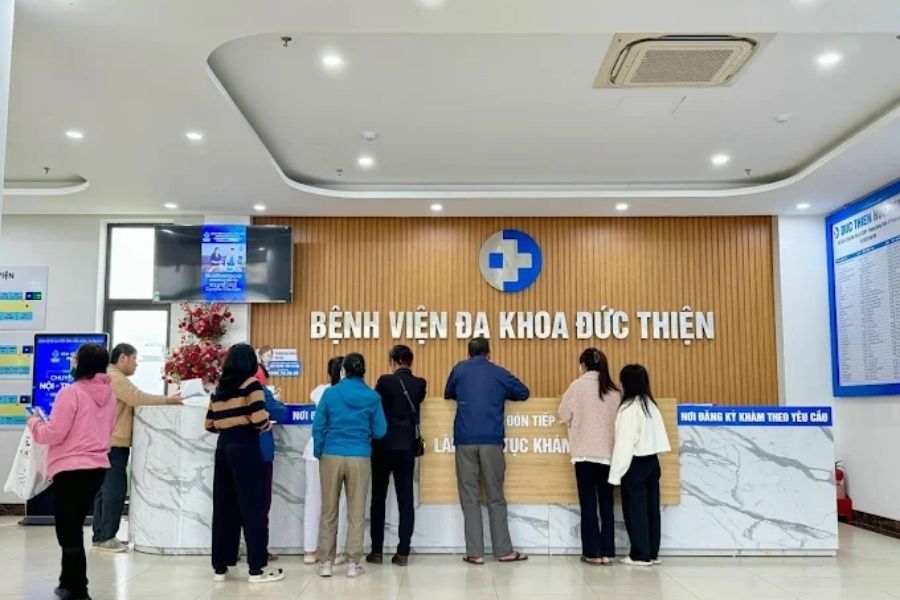 Bệnh viện Đa khoa Đức Thiện có tiếp nhận khám chữa bệnh theo thẻ BHYT (Ảnh: Google Maps)