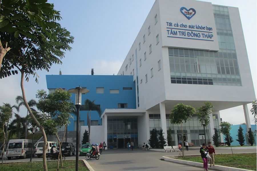 Khuôn viên Bệnh viện ĐK Tâm Trí Đồng Tháp