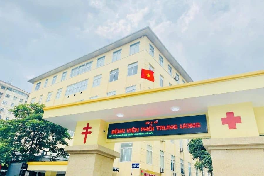 Khám hô hấp nhi ở đâu Hà Nội? Khoa Nhi Bệnh viện Phổi Trung ương chuyên sâu về bệnh lao và bệnh phổi ở trẻ em (Ảnh: Google Maps)