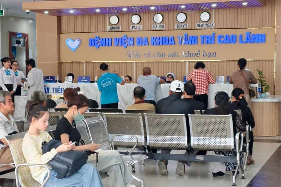 Bệnh viện Đa khoa Tâm Trí Cao Lãnh có tiếp nhận khám chữa bệnh theo thẻ BHYT