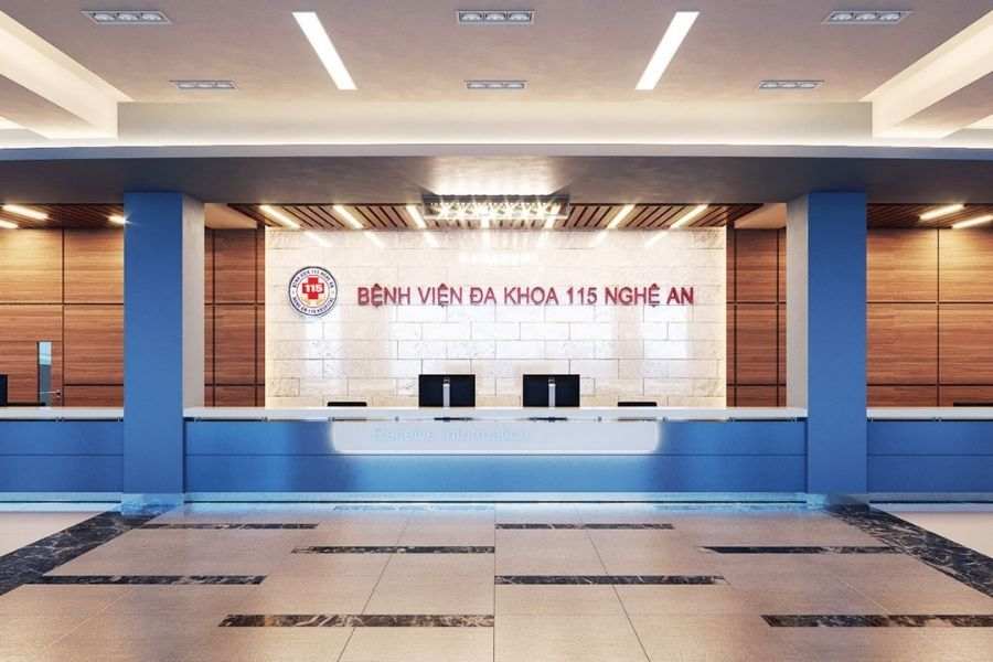 Bệnh viện 115 Nghệ An sở hữu cơ sở y tế khang trang, hiện đại (Ảnh: Công ty TNHH Xuân Vy)