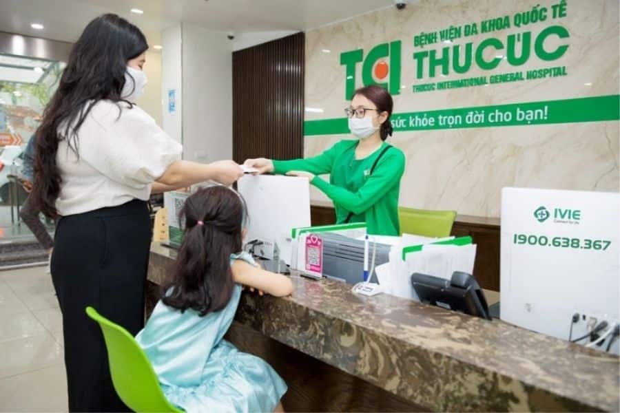 Bệnh viện ĐKQT Thu Cúc có không gian thăm khám thân thiện với trẻ em 