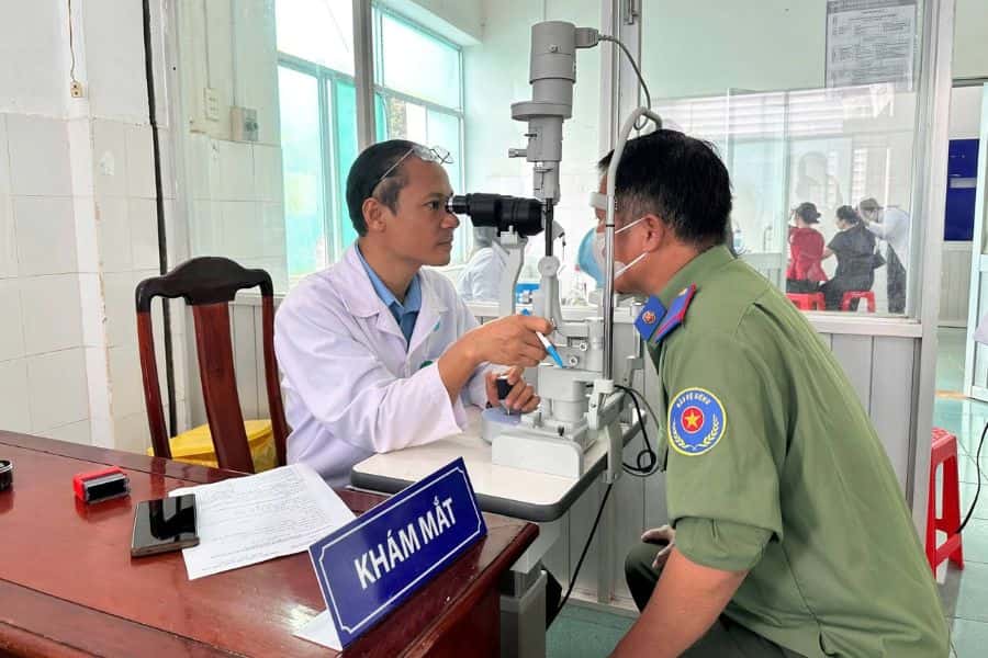 Trung tâm Y tế Khu vực Bù Đốp có triển khai khám theo thẻ BHYT (Ảnh: Trung tâm Y tế Khu vực Bù Đốp)