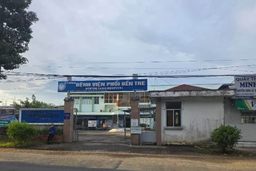 Bệnh viện Phổi Bến Tre chuyên khám và điều trị bệnh lao, bệnh lý về phổi (Ảnh: Google Maps)