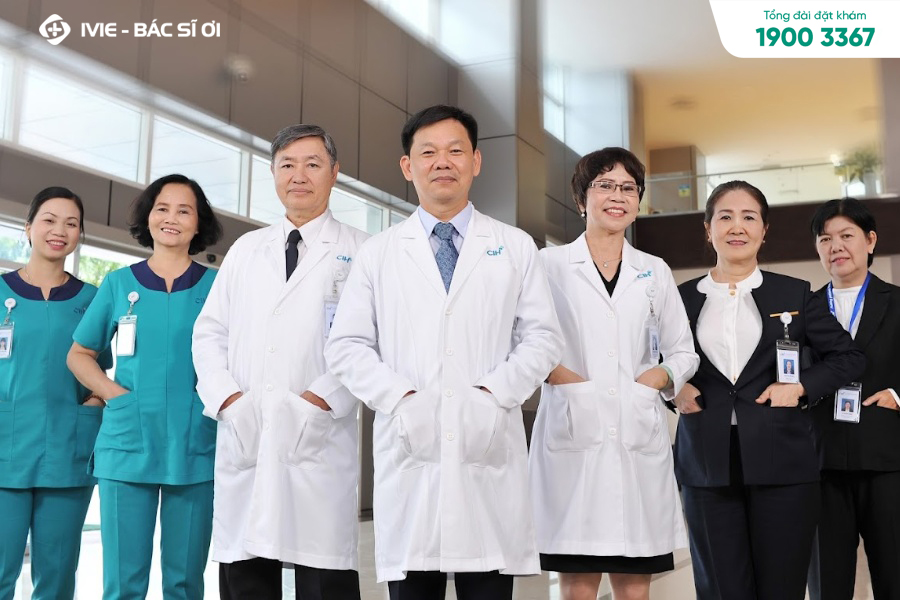 Đội ngũ y bác sĩ tại Bệnh viện Quốc tế City. 