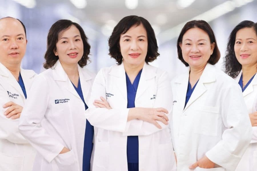 Phòng khám Phụ sản 1 quy tụ đội ngũ bác sĩ sản phụ khoa giàu kinh nghiệm (Ảnh: Phụ sản 1)