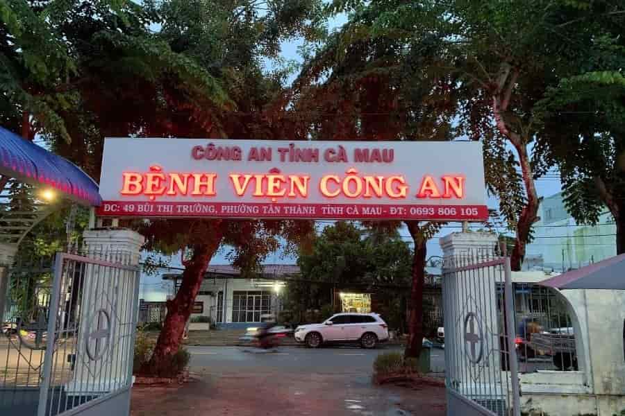 Tổng quan về Bệnh viện Công an tỉnh Cà Mau (Ảnh: Facebook)