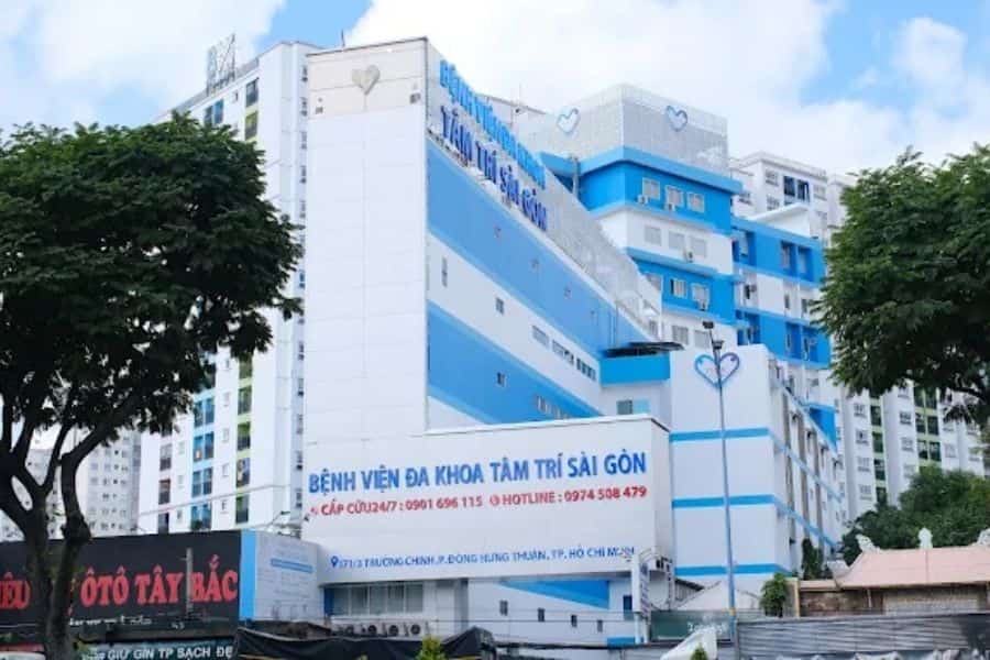 Bệnh viện ĐK Tâm Trí Sài Gòn với hệ thống y tế hiện đại (Ảnh: Bệnh viện Đa khoa Tâm Trí Sài Gòn)