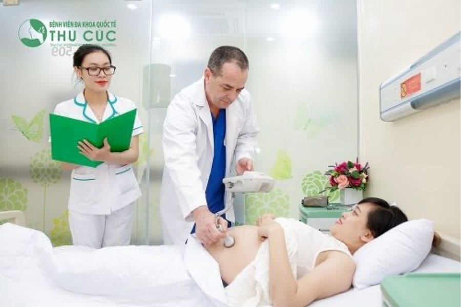 Bệnh viện ĐKQT Thu Cúc cung cấp dịch vụ khám thai, sàng lọc trước sinh và quản lý thai kỳ (Ảnh: Bệnh viện Đa khoa Quốc tế Thu Cúc)